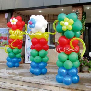 بادکنک آرایی مدارس و مهد کودک ها