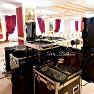 لوازم نورپردازی و سیستم صوتی